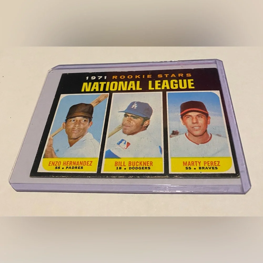 Bill Buckner/Enzo Hernandez/Marty Perez # 529 1971 Topps RC Rookie Baseball